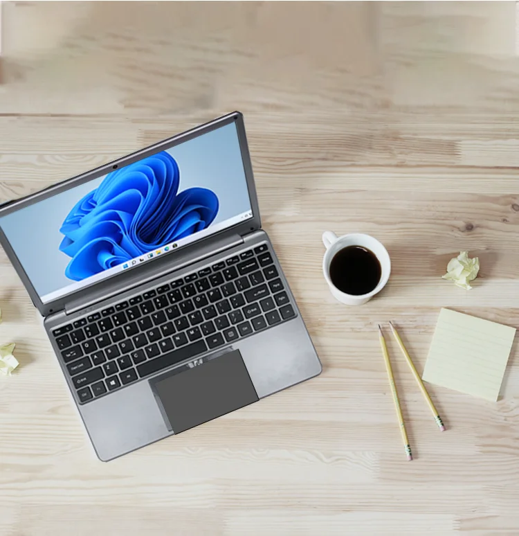 Laptop da gioco con 8 + 256 GB DDR4 Nuovo sistema operativo Windows 11/10 con schermo IPS da 14 pollici per casa e studenti