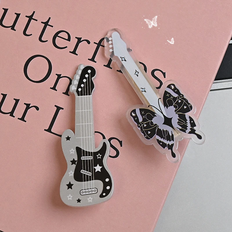 Creative Simulation Guitar Hair Clip Sweet Cool Bangs Hair Clip For Women Girls Funny Musical Instrument Hair Clip Gifts