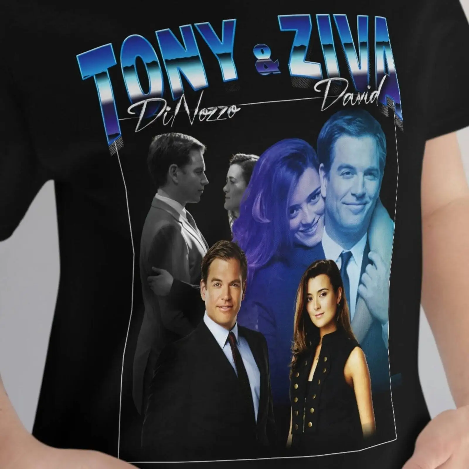 Футболка с надписью Tony Dinozzo And Ziva David