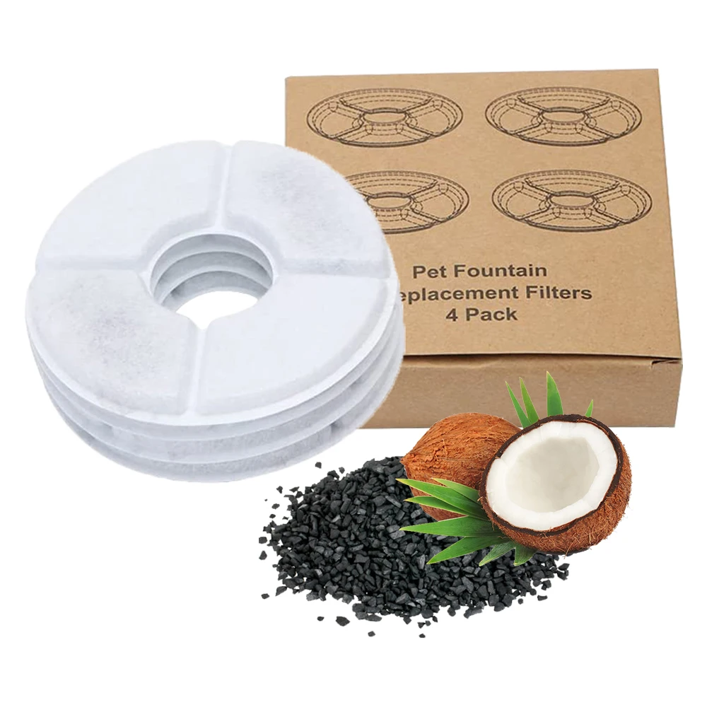 

Resin Carbon Cat Drinking Fountain Replacement Filter-Eco-Friendly Indoor Use