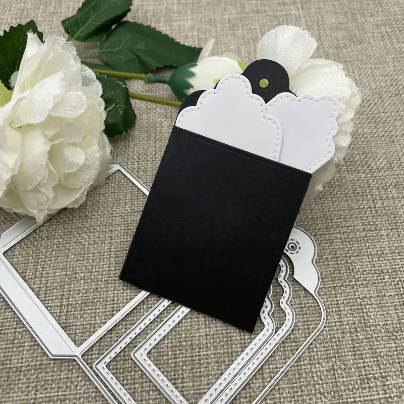 

Новые металлические вырубные шаблоны для закрытых конвертов, трафареты для скрапбукинга, декоративные шаблоны для рукоделия, формы для вырезания