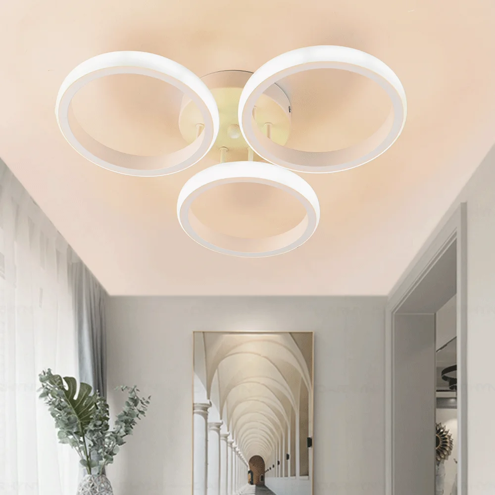 LED Strip Aisle Ceiling Lights Modern Minimalist Living Room Lamps For Balcony Entrance Home Decor Fixtures Various Styles
