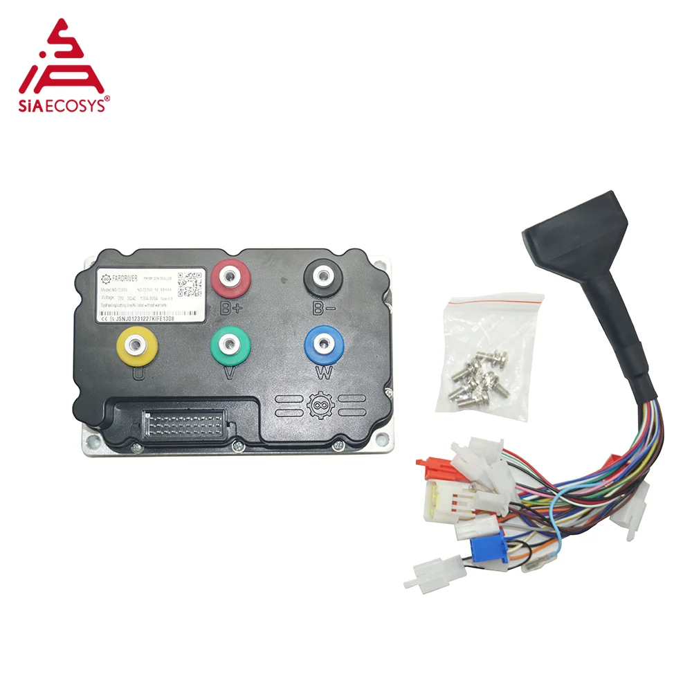 SIAECOSYS FARDRIVER Electric Motorcycle Controller ND96300 96V 300A BLDC Programmable for 3KW QSMotor