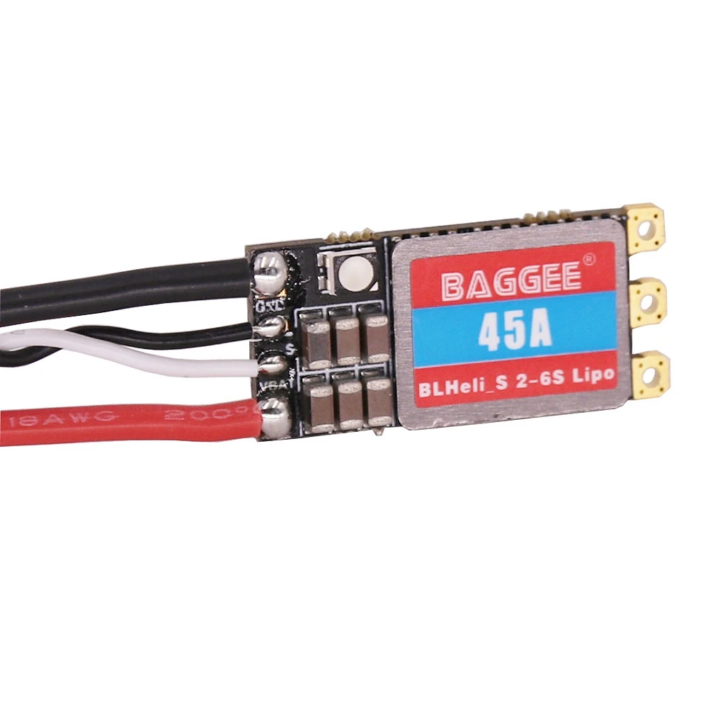 【NEW USER EXCLUSIVE】BAGGEE 45A Blheli S ESC Supporting 2-6S Power Supply For RC FPV Quadcopter Airplanes Drone LIPO Upgrade Acce