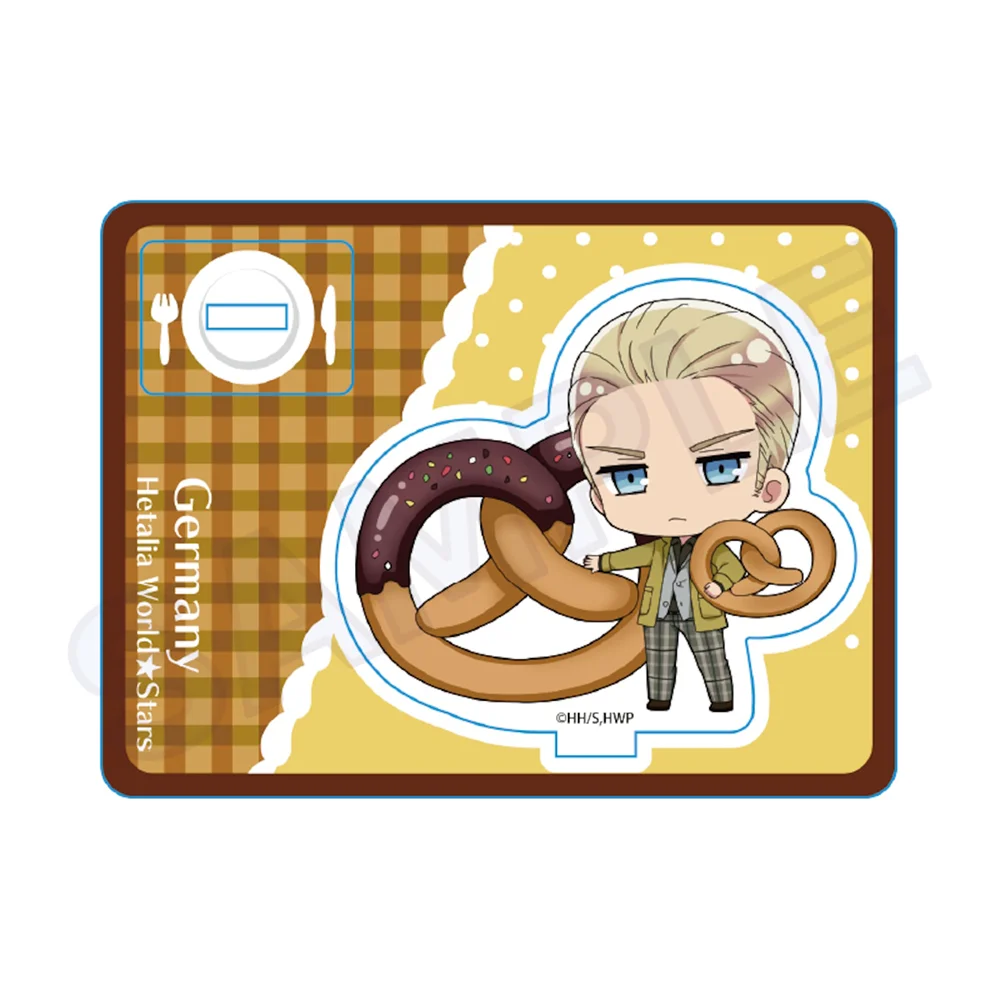10cm Anime Hetalia Acrylic Stand Keychain Model Cosplay Charm Characters Ornament Accesorios Goods Fan Collection Gifts