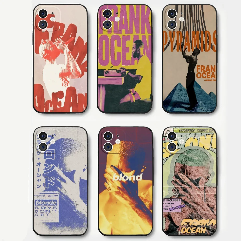 F-Frank Rapper Ocean Phone Case Silicone Soft For IPhone 16 15 14 13 12 11 Plus Pro Max Plus