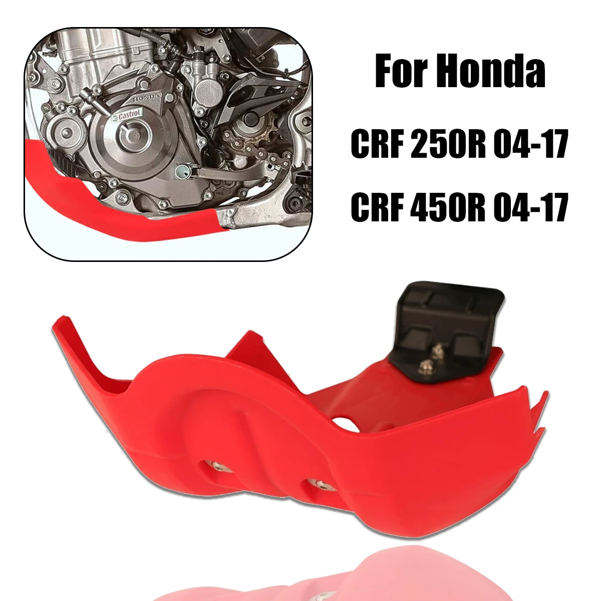 

Motorcycle Skid Plate Engine Guard Cover Protector For Honda CRF250R CRF450R CRF 450R 250R 2014-2017 Dirt Bike Universal Parts
