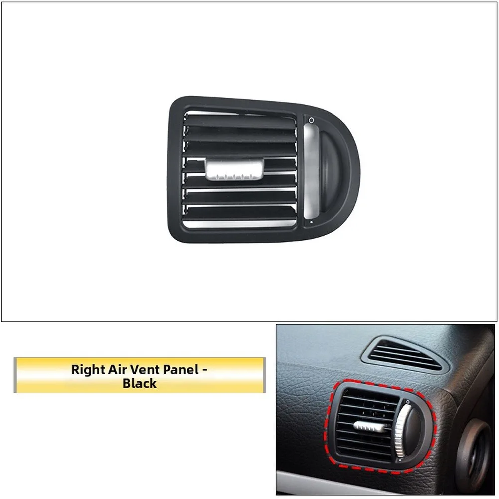 Air Vent Control Switch for Porsche For Cayenne 955 9PA 2003-2009 A/C Outlet Louver Vent Replacement Black PC ABS - view 4
