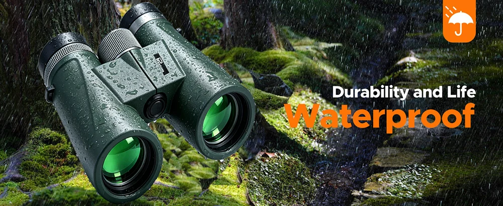 12x42 HD Profi-Fernglas mit HD-Linse, BAK4-Prisma, wasserdichtem Metallgehäuse für Vogelbeobachtung, Jagd, Camping, Reisen und Outdoor-Aktivitäten – Detail 5