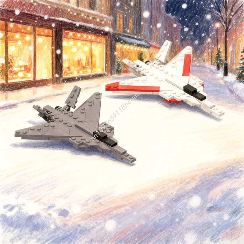 

162pcs MOC XFA Ace Combat 1 Scale Freestyle Model Building Blocks Construction Christmas Gifts Creative Idea Education Toy Brick