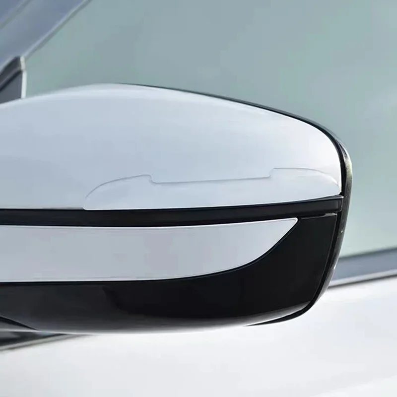 

4Pcs Car Door Anti-collision Protector Transparent Rear View Mirror Covers Side Edge Protection Bar Stickers Protection Strips