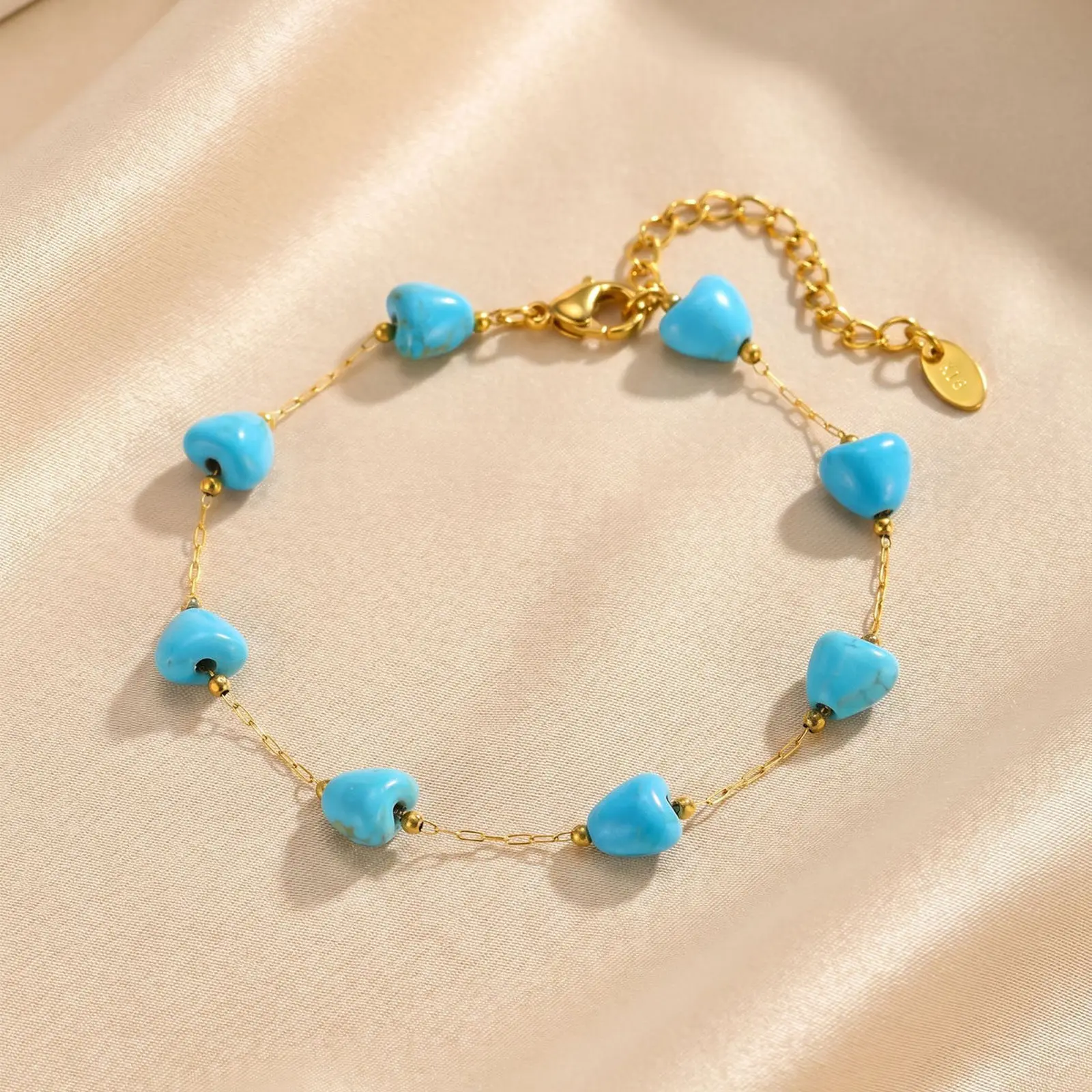 Turquoise Heart Anklet, Women' - Jc Jewelry & Watches Reviews recension och pris