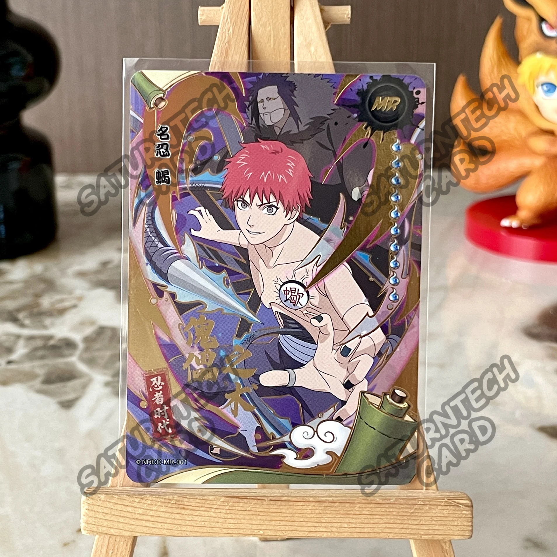 KAYOU Naruto Card MR-001-005 Naruto Uzumaki Jiraiya  Minato Kakashi NRCC MR Boy Anime Collection Cards Kids Toys Gifts