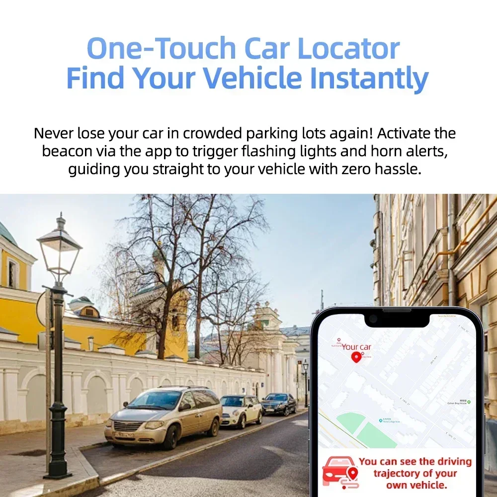 กล้องติดรถยนต์ 4G LTE ความละเอียด 4K พร้อม GPS, ดูภาพ/ควบคุมจากระยะไกล, มองเห็นในเวลากลางคืน, เซ็นเซอร์ G, จัดเก็บข้อมูลบนคลาวด์, โหมดจอดรถ 24 ชั่วโมง