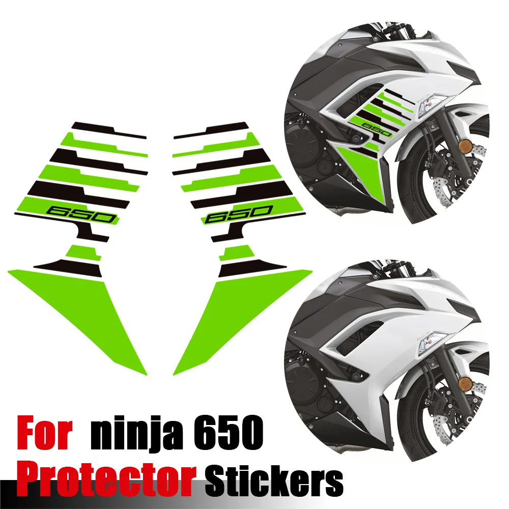

For kawasaki Ninja 650 Motorcycle Accessories Racing Sticker Left and Right Bodywork Fairing Waterproof Decal Stickers Decorate