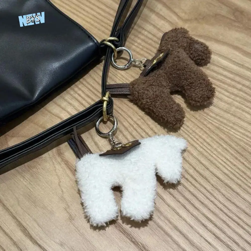 

Cute Cute Horse Keychain Denim Pu Leather Horse Year Key Ring Backpack Ornaments Zodiac Horse Mascot Bag Pendant Hanging