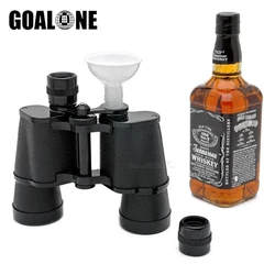 500ML Binoculars Telescope Flask Portable Outdoor Hidden Alcohol Hip Flask Creative Double Mouth Drinking Travel Water Bottle