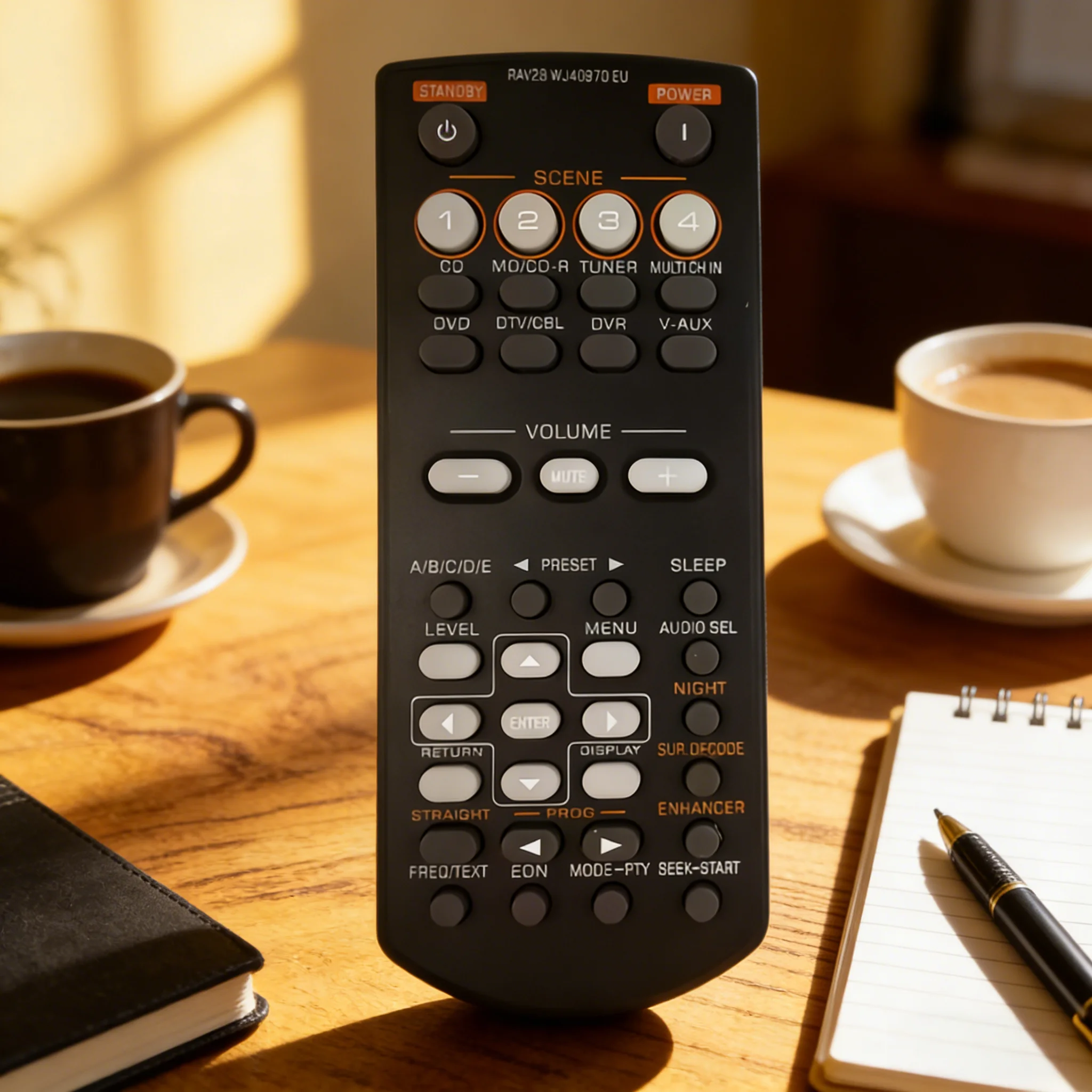 

Universal Remote Control for RAV28 WJ40970EU RAV34 RAV250 RX-V361 RX-V363 RX-V365 HTR-6130 HTIB-680 Model Specific Replacement