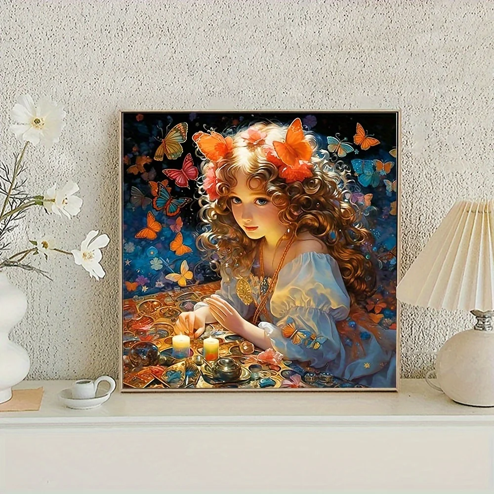 500/1024PCS Paper Princess Butterfly Jigsaw DIY Assembly Home Art Modern Home Decoration Gift To Friends Educational Gift