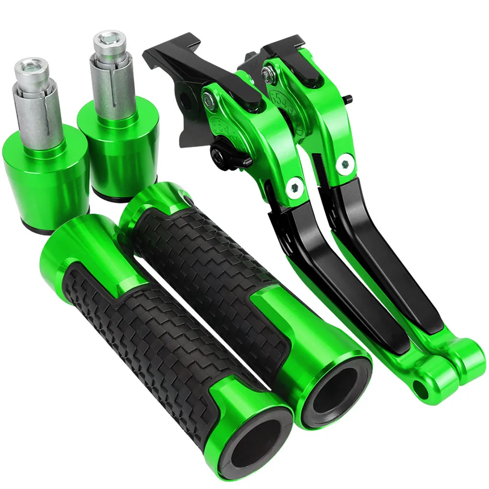 

Motorcycle Aluminum Brake Clutch Levers Handlebar Hand Grips ends For KAWASAKI ZX6R ZX-6R 2000 2001 2002 2003 2004 ZX 6R