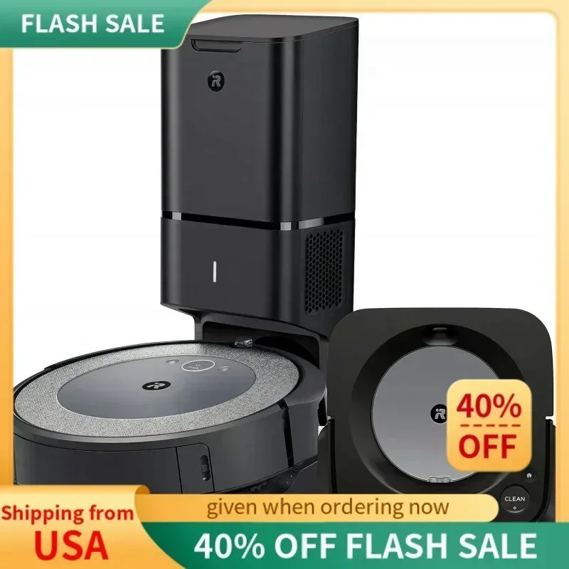 TGBFiRobot Roomba i3  EVO (3550) Robot Vacuum and Braava Jet m6 (6113) Robot Mop Bundle-Wi-Fi Connected,Smart Mapping,Works,Ali