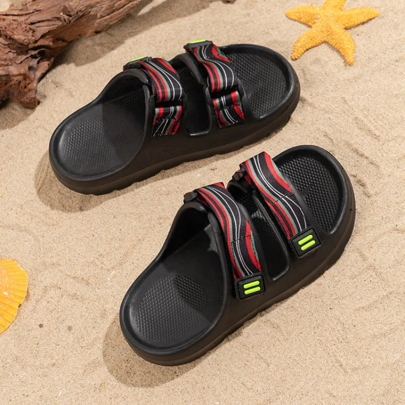 Summer Kids Sandals Garden Shoes Boys Girls Slides Slippers Outdoor Children Beach Swimming Pool Sandals Non-slip Water Shoes