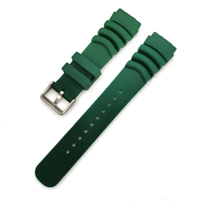 Silicone Sport Strap for Seiko Waterproof Diving Watchband PU Rubber Men Replacement Bracelet Band Watch Accessories 20mm 22mm