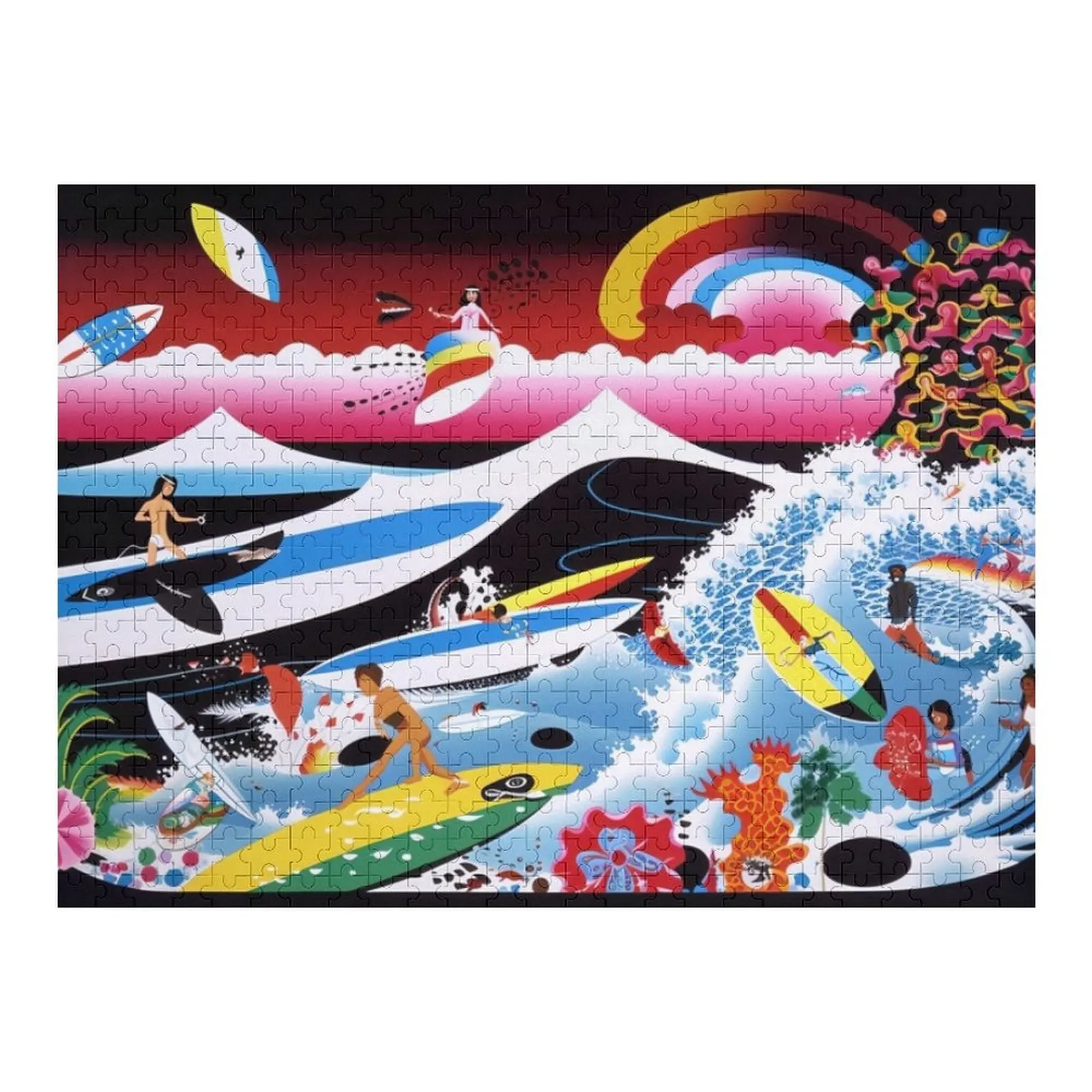 

Colorful Surf Jigsaw Puzzle Personalized Gifts Personalized Baby Toy Puzzle