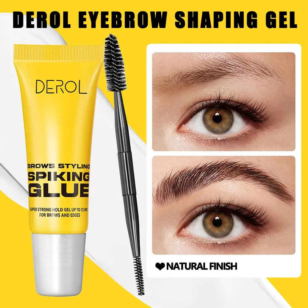 Gel transparente para dar forma a las cejas, fijación de larga duración, estilismo, resistente al agua, a prueba de manchas, cosméticos para cejas K4L5