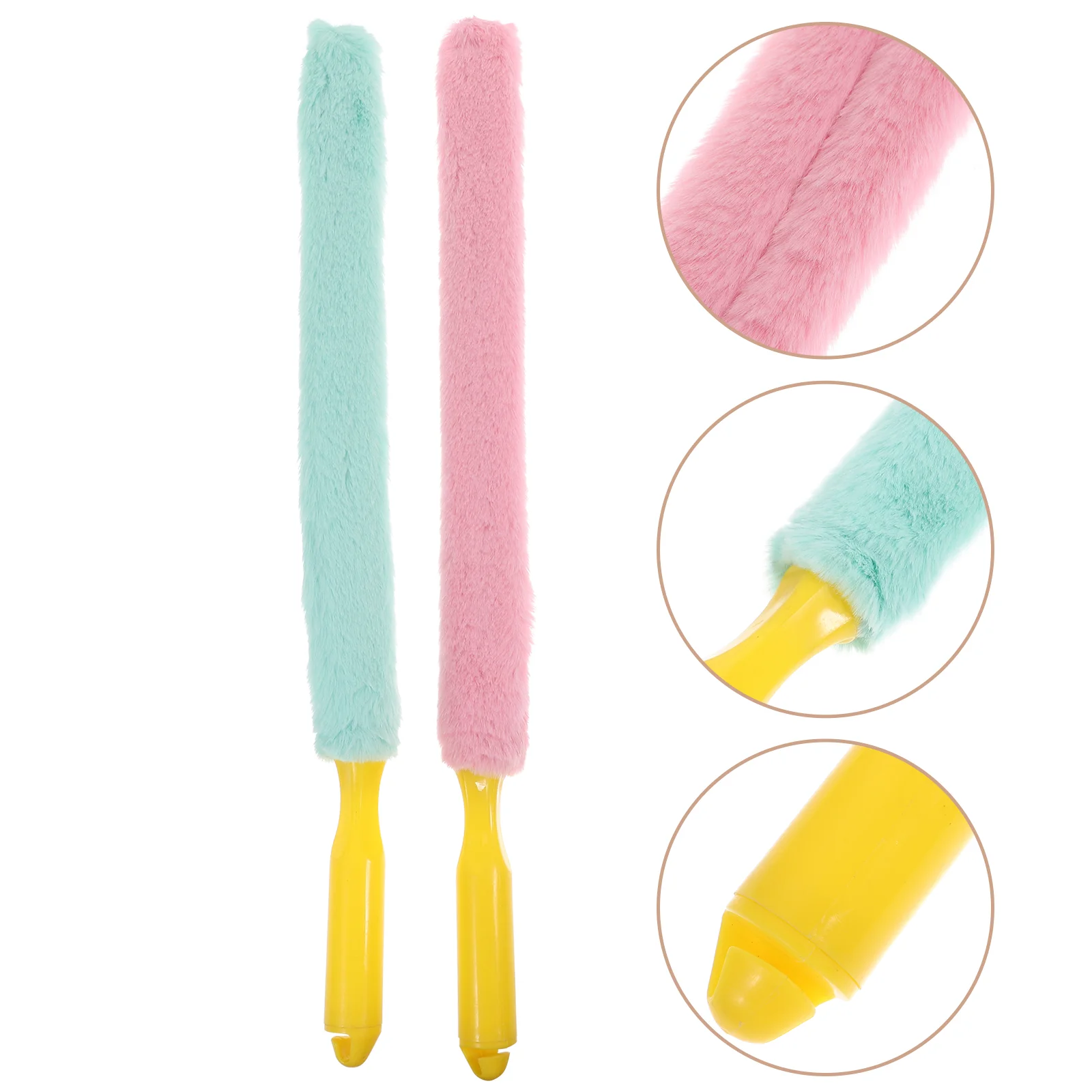 2 Pcs Cleaning Brush Duster Plastic Accessories Tools Musical Instrument Cleaners Abs Fluff Supplies