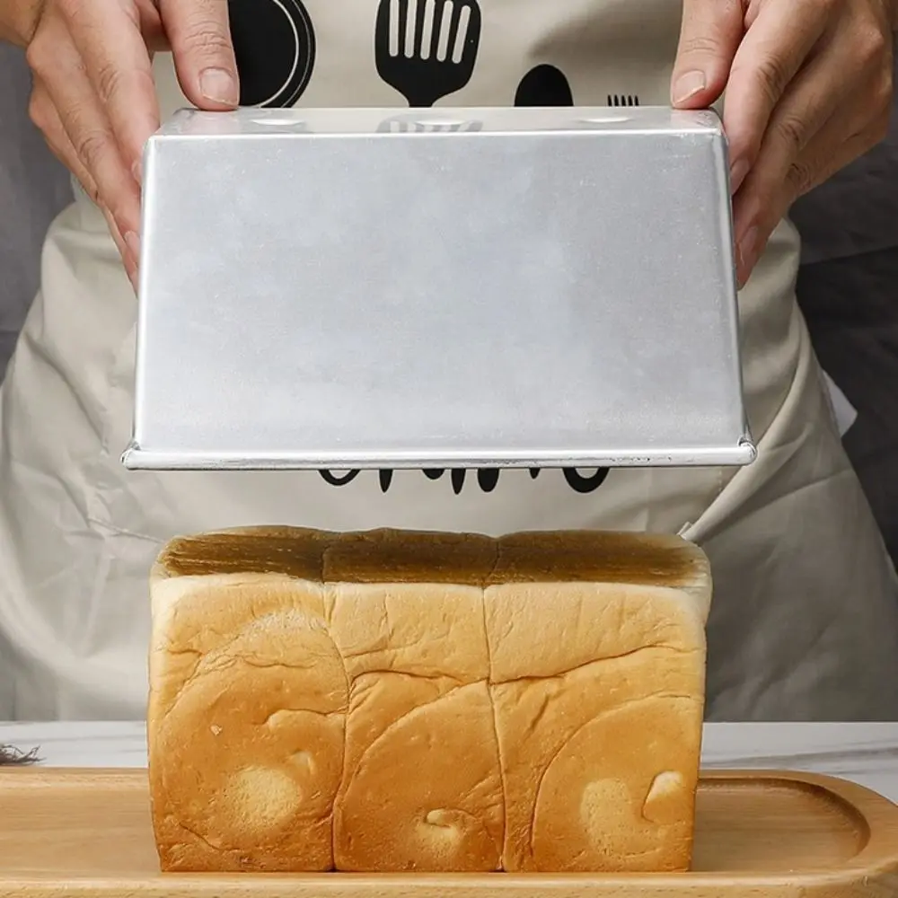 

250g/450g/750g/900g/1000g Aluminum Alloy Toast Box Bread Mould Non-stick Coating with Lid Bread Loaf Pan