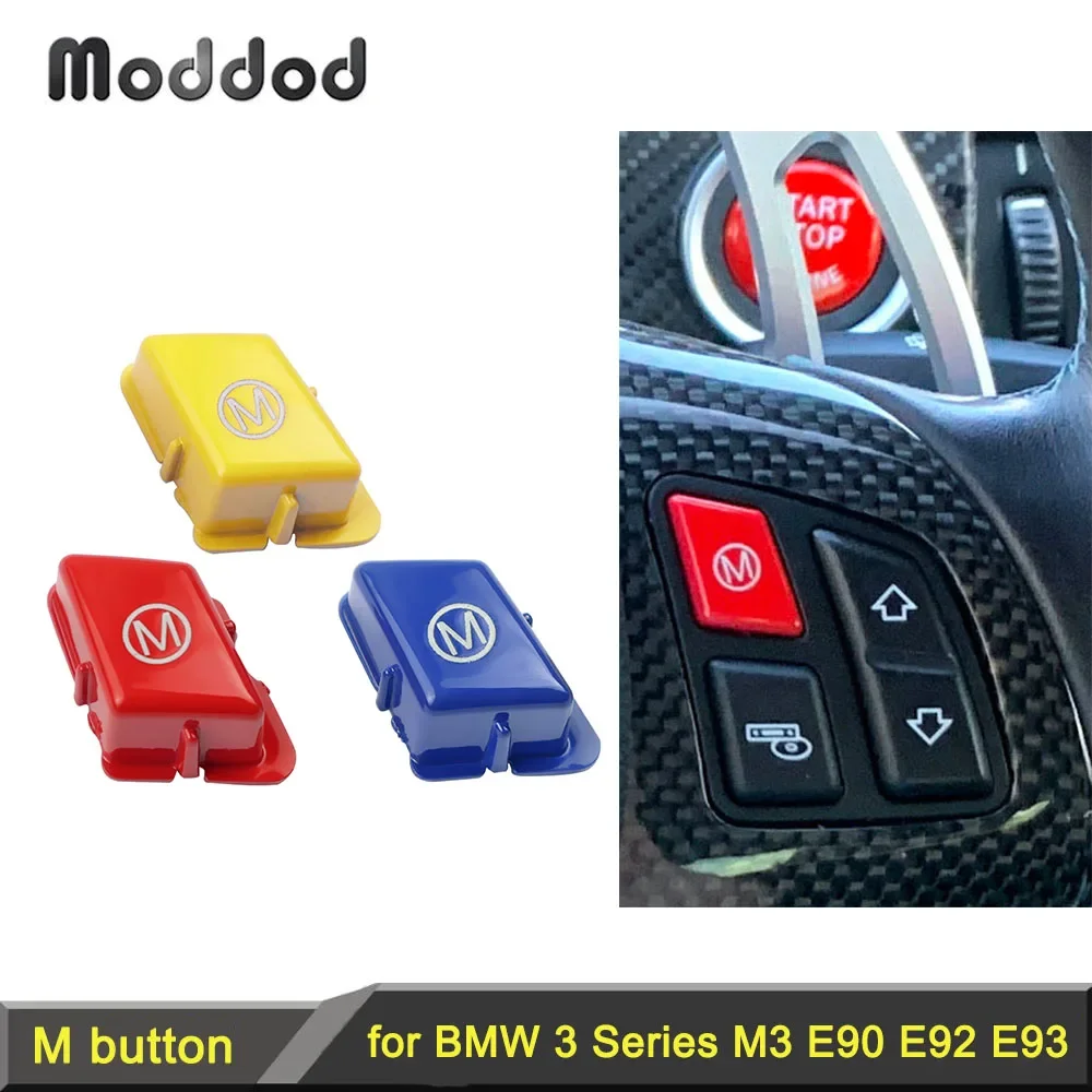 

Car Steering Wheel M Button Switch for BMW 3 Series M3 E90 E92 E93 2007-2013 Peplacement Cover Car Auto Accessories Switches