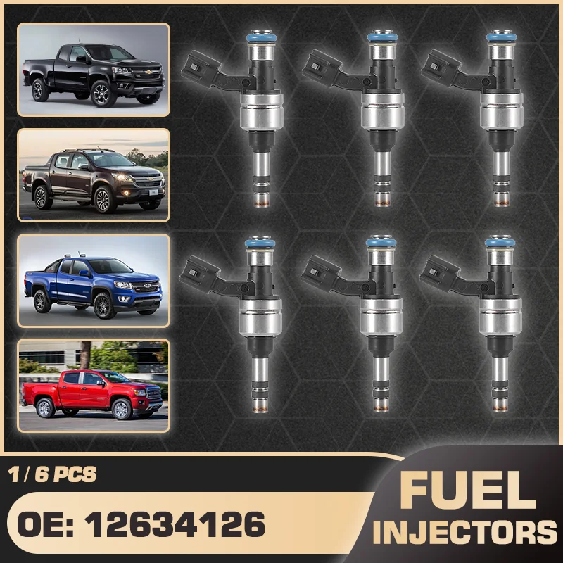 

12634126 Engine Fuel Injectors Nozzle For Chevrolet Colorado RG MK2 Chevrolet S10 MK3 Holden Colorado GMC Canyon 3.6L 2015-2016