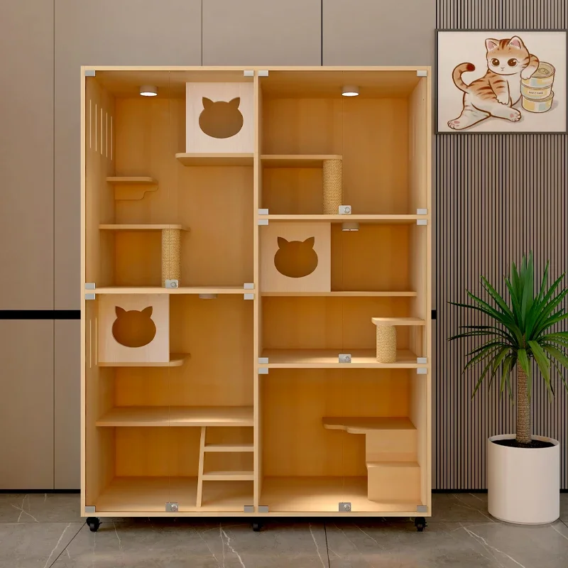 Pet display cabinet,cat delivery room, breeding cabinet, large cat house, foster care cabinet, cat nest cage