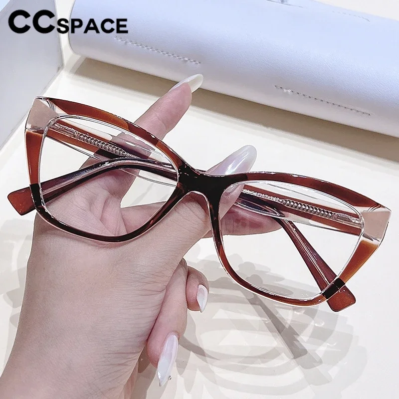 Fashion Square Anti Blue Light Glasses Frame Spring Hinge Optical Clear Eyeglass Customizable Prescription Spectacles #302518