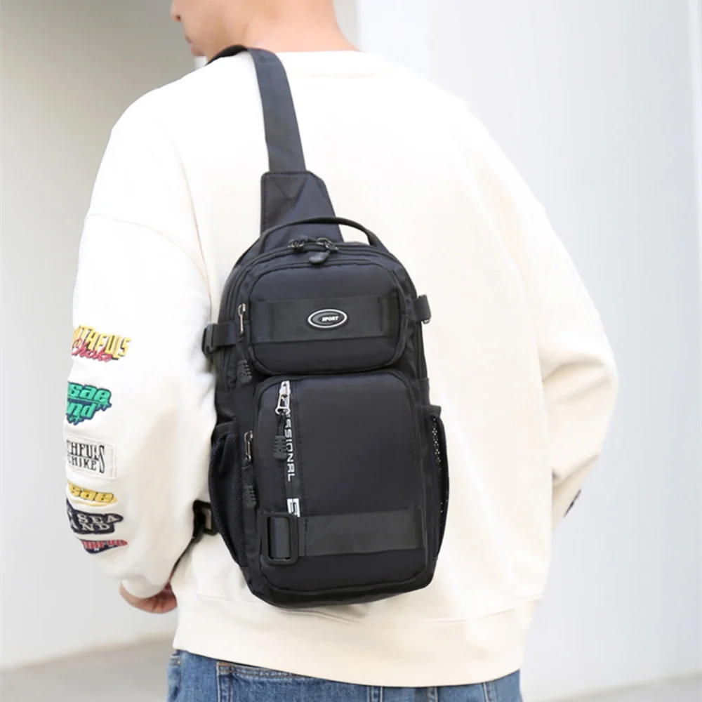 Fashion Multifunction Men Shoulder Bag Outdoor Sling Crossbody Bags Travel Trend High Capacity Sport Chest Bag