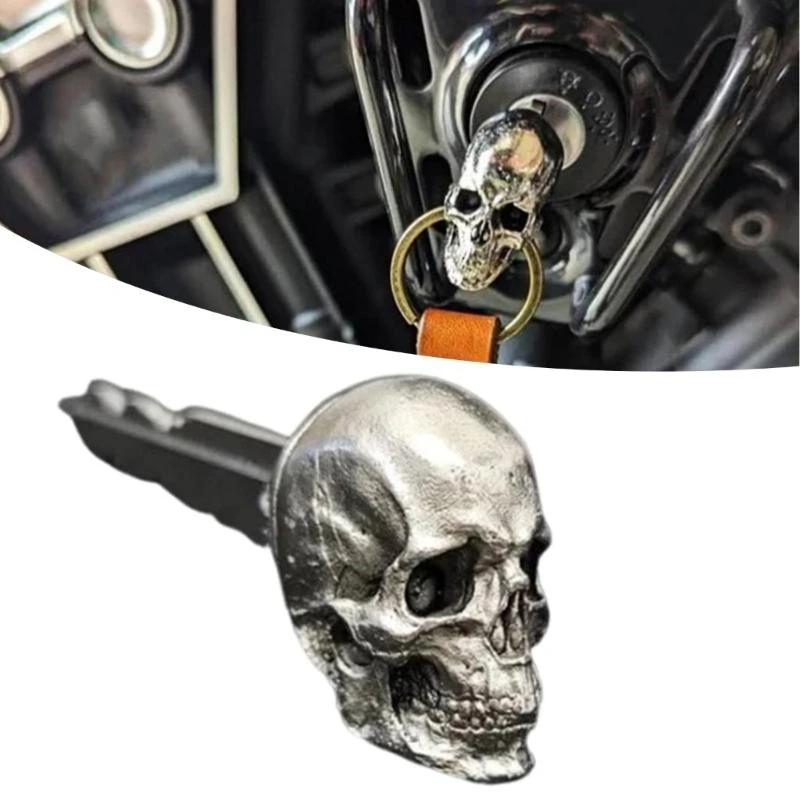 

242A Тенденция головы черепа Ключевое украшение декоративное очарование для молодых модных форвардов