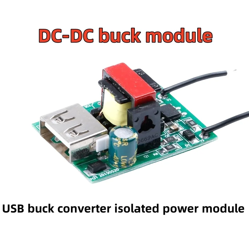 DC-DC buck module 72V 60V 48V to 5V 1A electric vehicle USB buck converter isolated power module