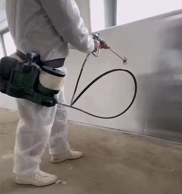 بخاخ طلاء صغير بدون هواء يعمل بالبطارية 21 فولت