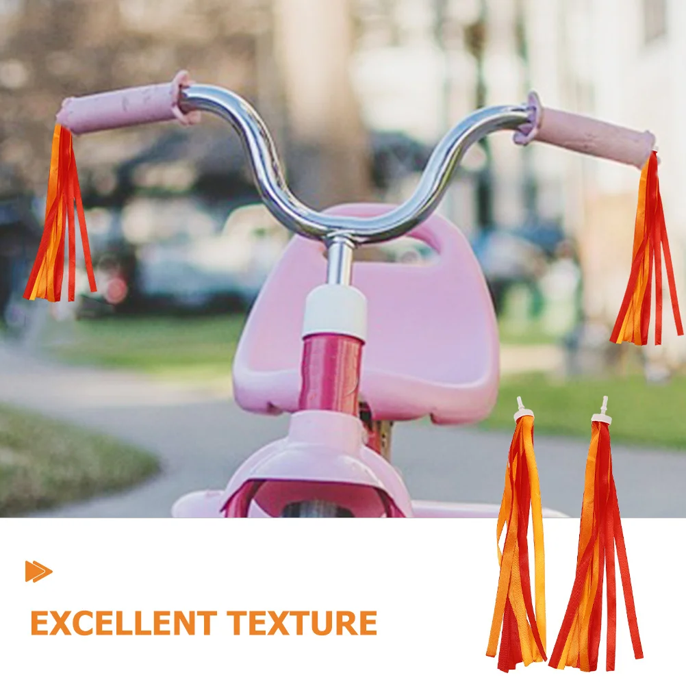Teenager Scooter Handlebar Streamers Bike Tassel Ribbons Colorful Decorative Durable For Girls Bike Accessories Riding