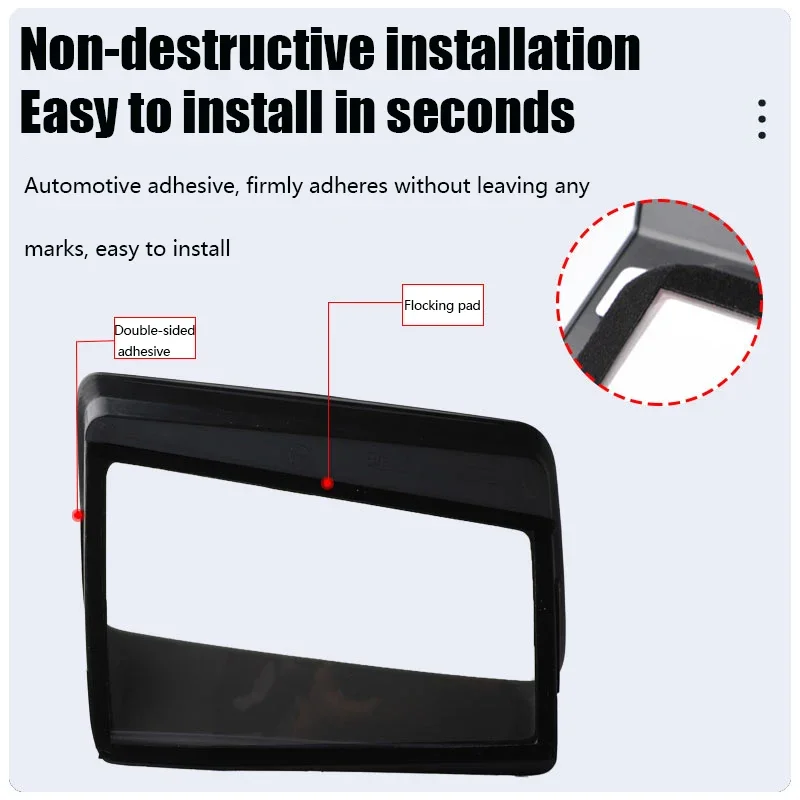 لرائدة مثالية LiXiang L7 L8 L9 2022 2023 2024 2025 سيارة Hud رئيس يصل عرض الغطاء الواقي القوالب الداخلية اكسسوارات #5