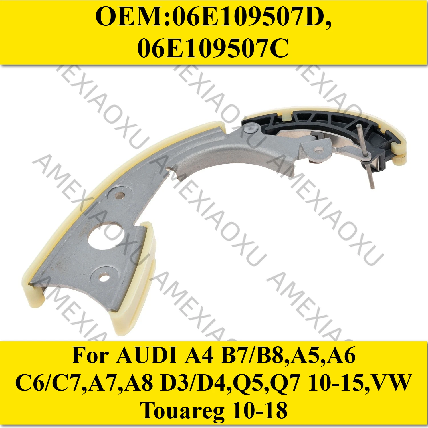 1PC OEM:06E109507D,06E109507C For AUDI A4 B7/B8,A5,A6 C6/C7,A7,A8 D3/D4,Q5,Q7 10-15,VW Touareg 10-18 Timing Chain Tensioner