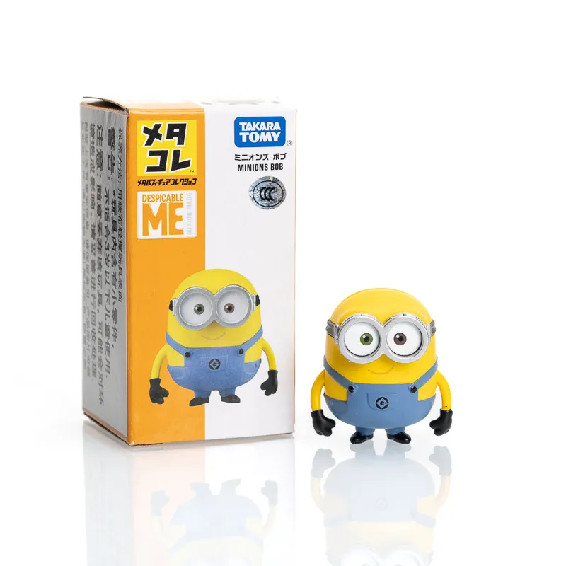 Minions Mini King Bob, Mel, Otto, Kevin, Stuart Action Figure, Graziosi Ornamenti da Scrivania, Modelli Anime da Collezione, Giocattoli Regalo per Bambini