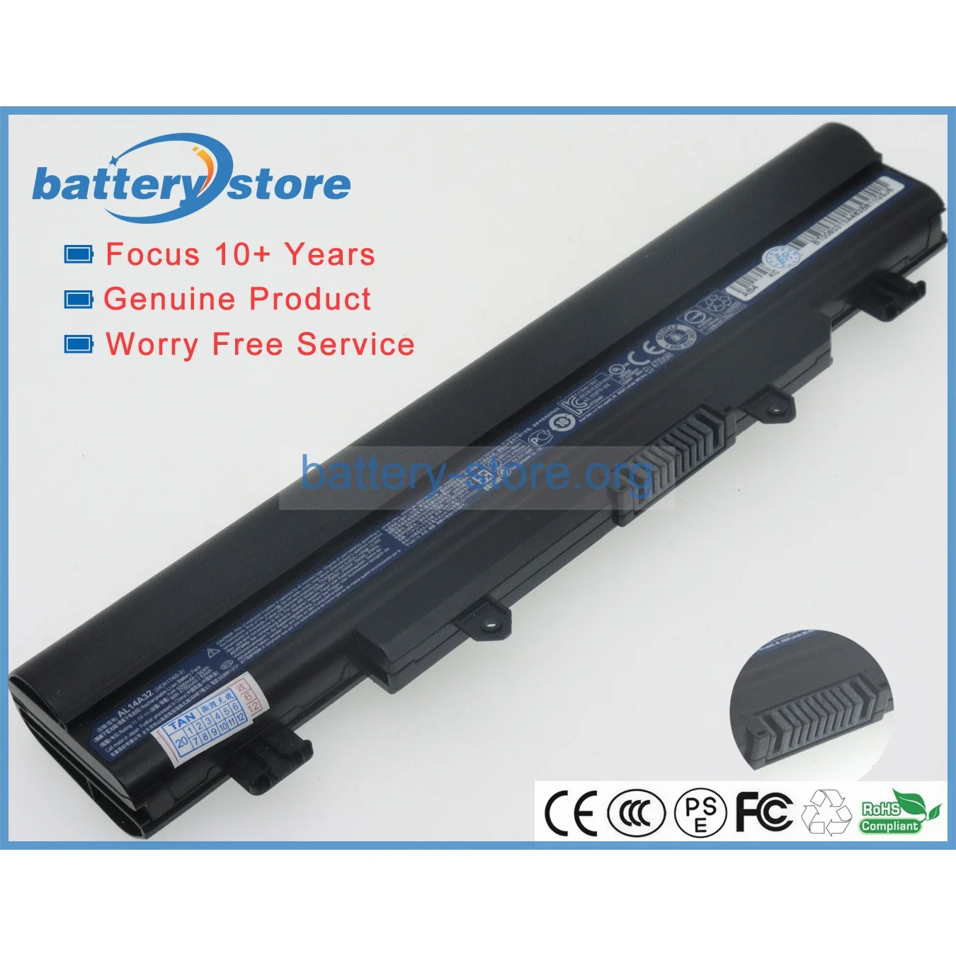 Genuine Original Laptop Batteries for ASPIRE EK-571G-546J,EK-571G-70EQ,EK-571G-57TV,KT.00603.009,E15,E14,E5-571G,11.1V,6 Cell