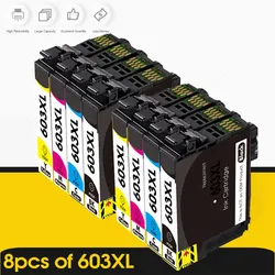 603 XL, Compatible con Epson 603XL, E603, T603, para impresora XP-2100, XP-3100, WF-2810, XP-3105, XP-4100, XP-4105