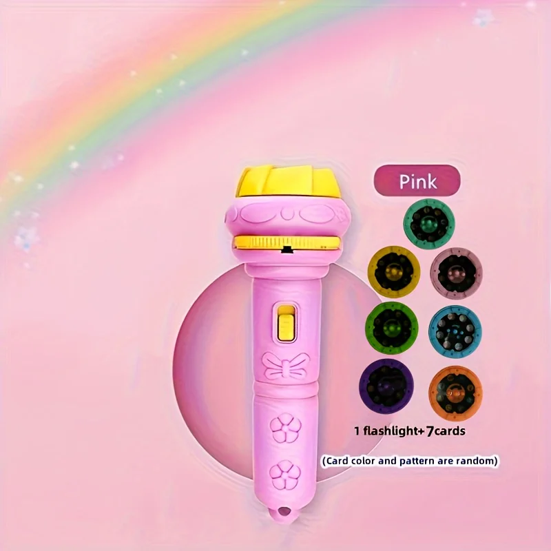 Lanterna led de projeção iluminada com 56 padrões, quebra-cabeça de bebê, ensino de cognição, conhecimento precoce, padrão animal, história para dormir