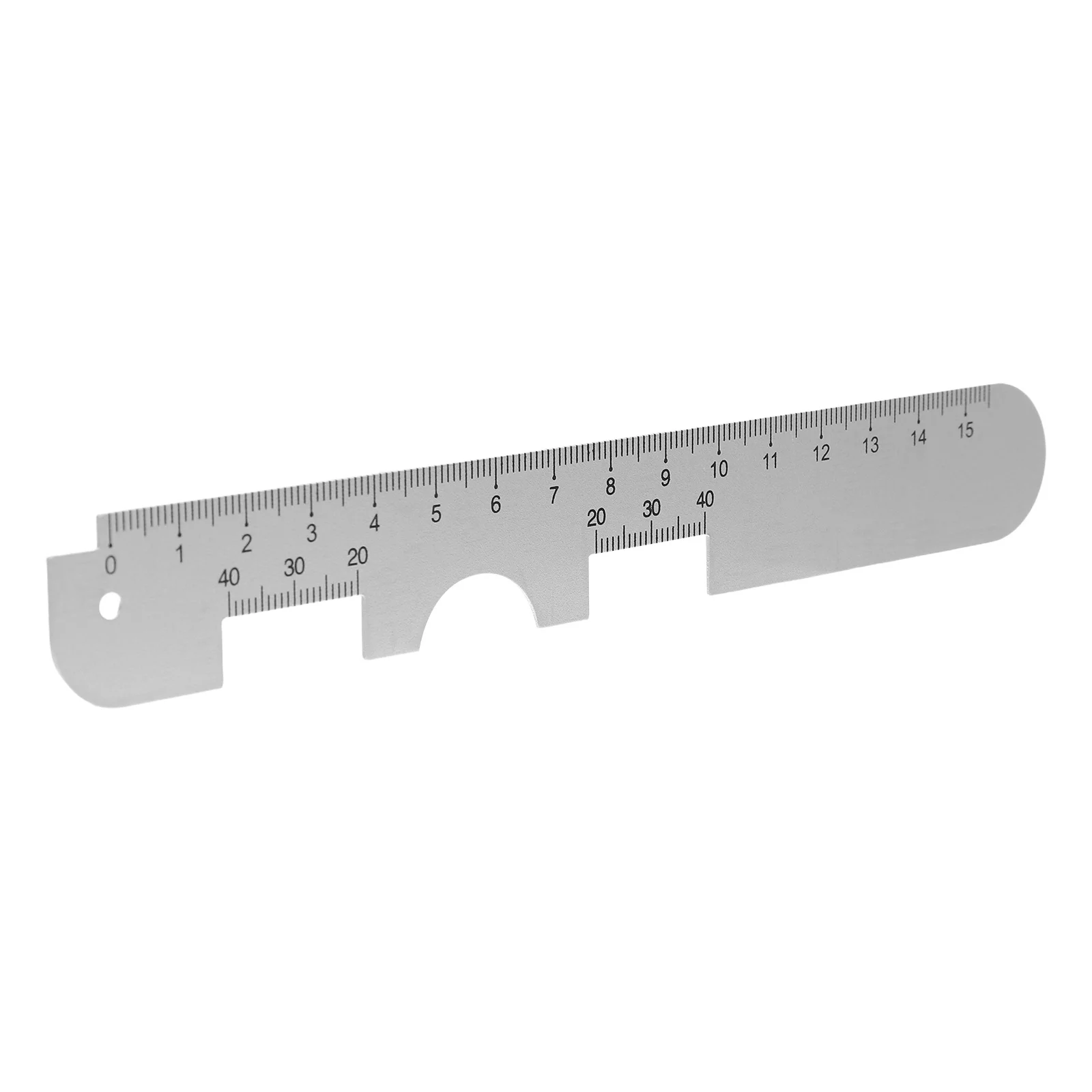 

Aluminum Pd Ruler For Optometry Equipment Pupil Distance Measuring Tool Dual-Sided Scale Millimeter Inch Compact Durable Optical