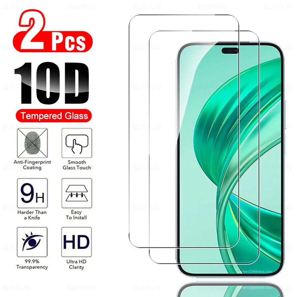 2Pcs Tempered Glass For Honor X8b Protective Glass For Honor X8b X7b HonorX8b xonor X 8B X7B 2023 Screen Protector Safety Films