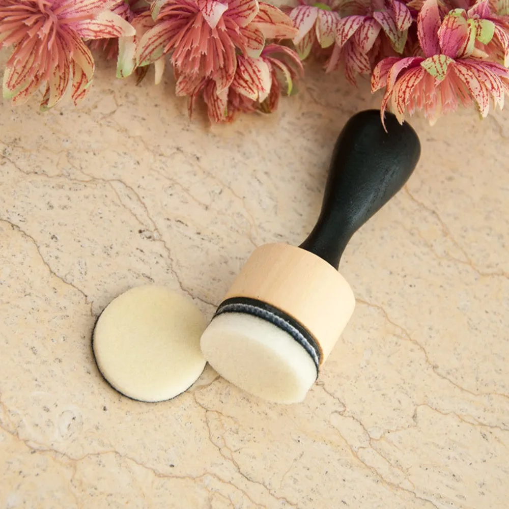 DIY Scrapbooking Mini Ink Paints Mixing Blending Tools Domed Foam Flat Domed Foam Refills Tool Flat Sponge