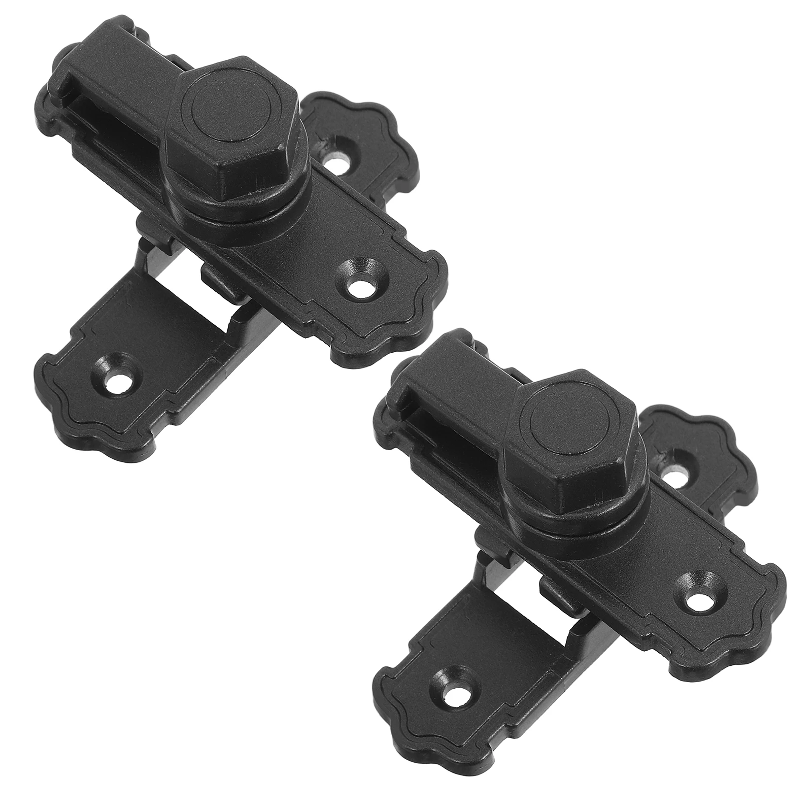 

2 pcs Latch Bathroom Sliding Fastener Security Catch Holder Flip Buckle Silent Operation Durable Material Modern Aesthetic Door